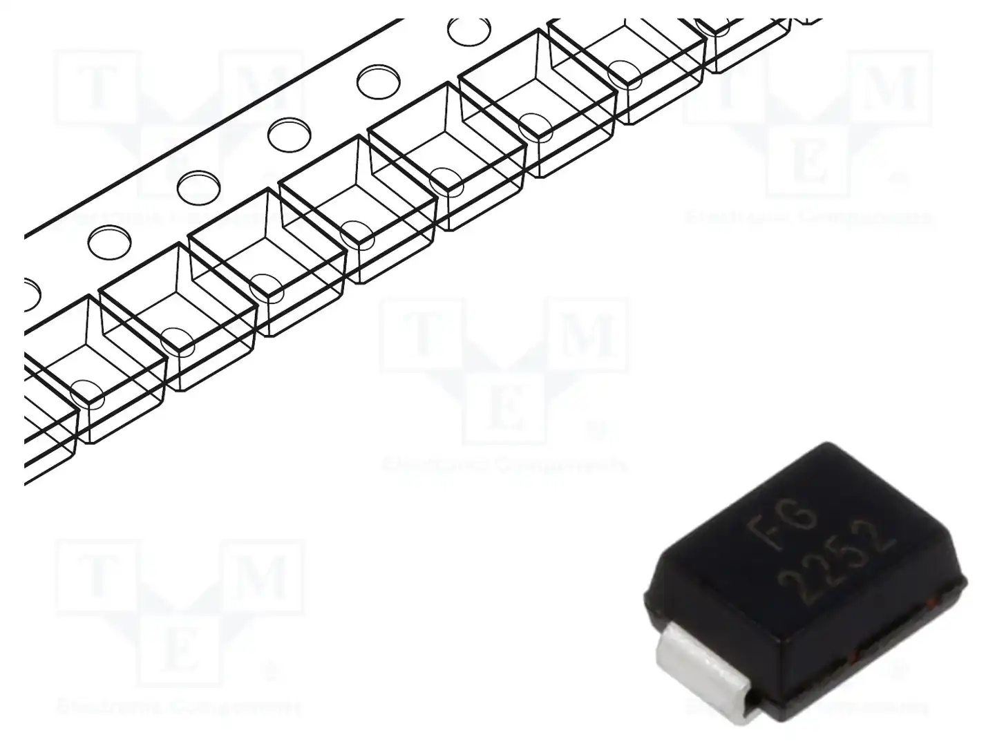 EATON ELECTRONICS SMBJE250CA — Диоды TVS SMD двунаправленные