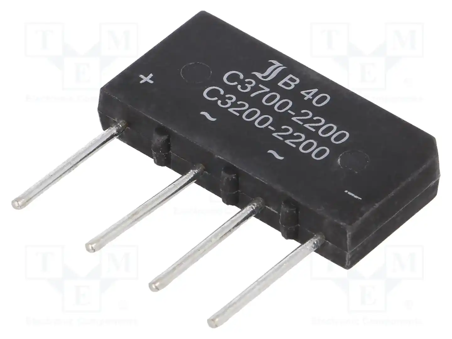 DIOTEC SEMICONDUCTOR B40C3700A — Однофазные мосты диодные плоские