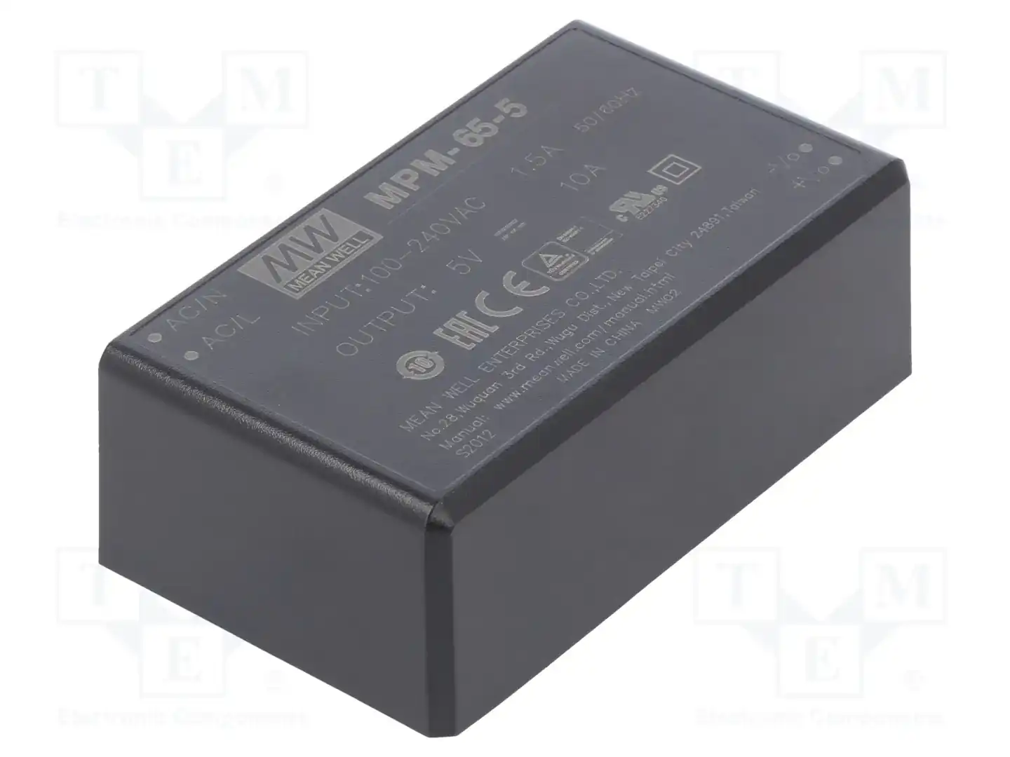 MEAN WELL MPM-65-5 — Преобразователи AC/DC для PCB