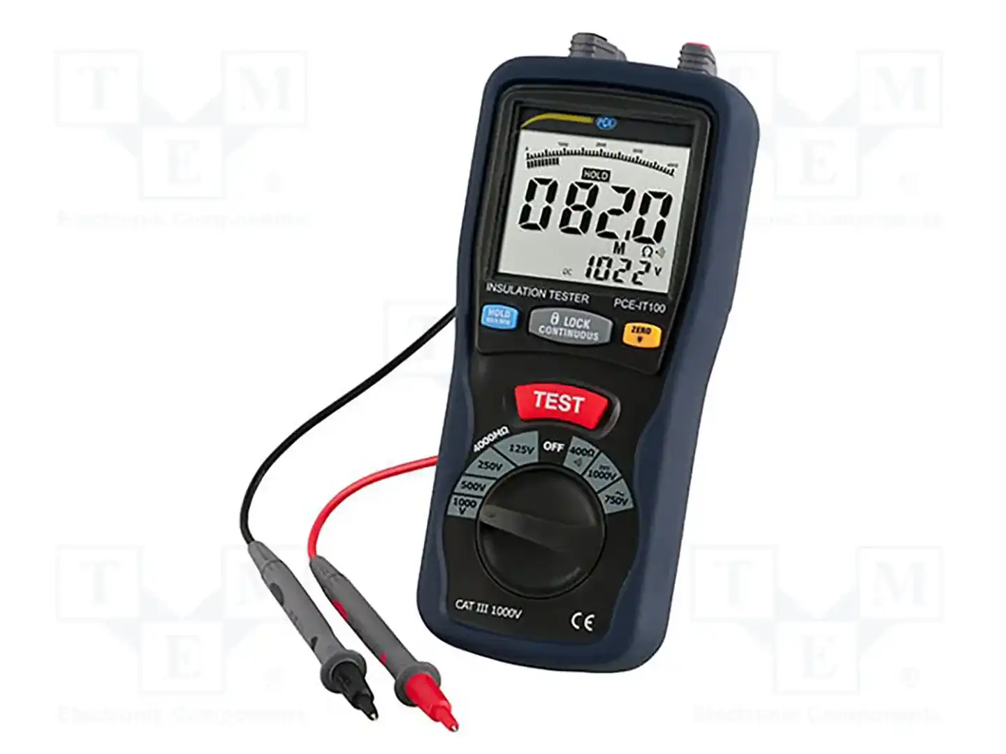 PCE INSTRUMENTS PCE-IT100 — Измерители активного сопротивл. изоляции