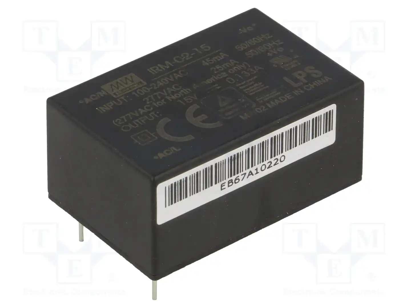 MEAN WELL IRM-02-15 — Преобразователи AC/DC для PCB