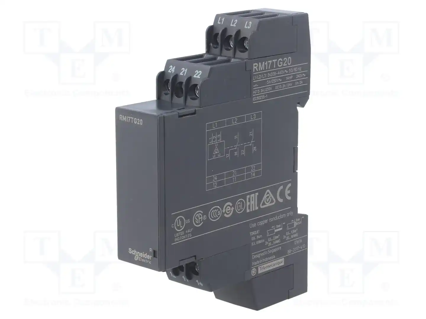 SCHNEIDER ELECTRIC RM17TG20 — Контрольные реле