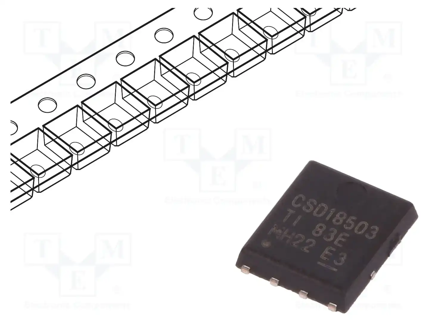 Texas Instruments CSD18503Q5AT — Транзисторы с каналом N SMD