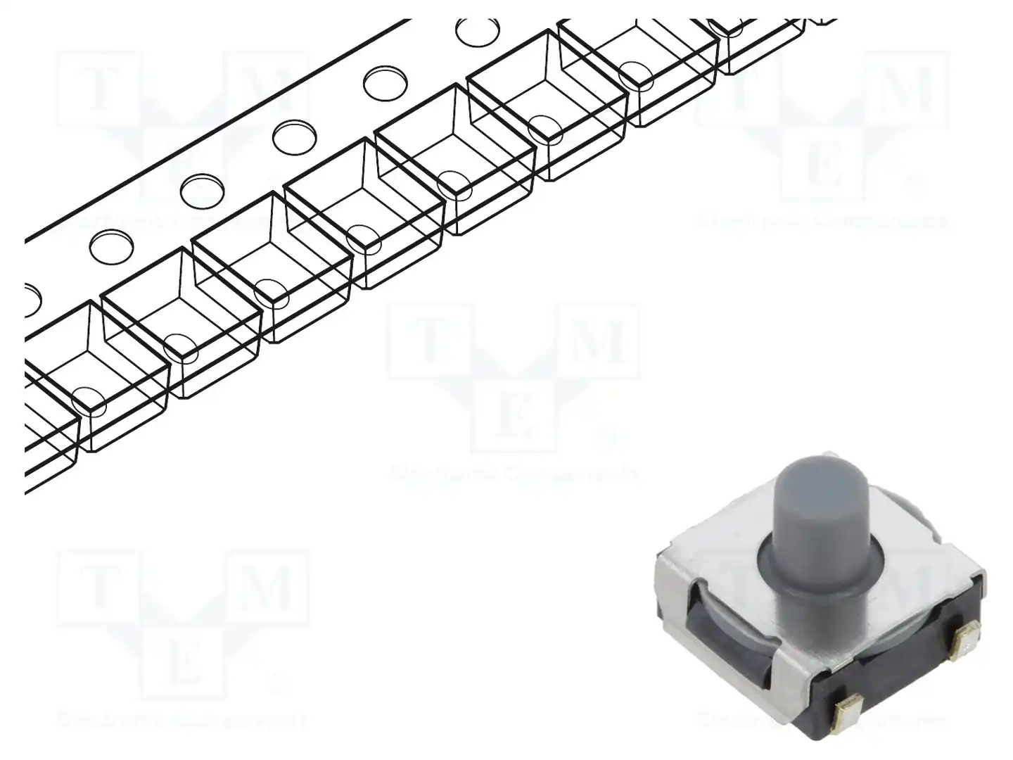 OMRON Electronic Components B3SL1020P — Микропереключатели TACT