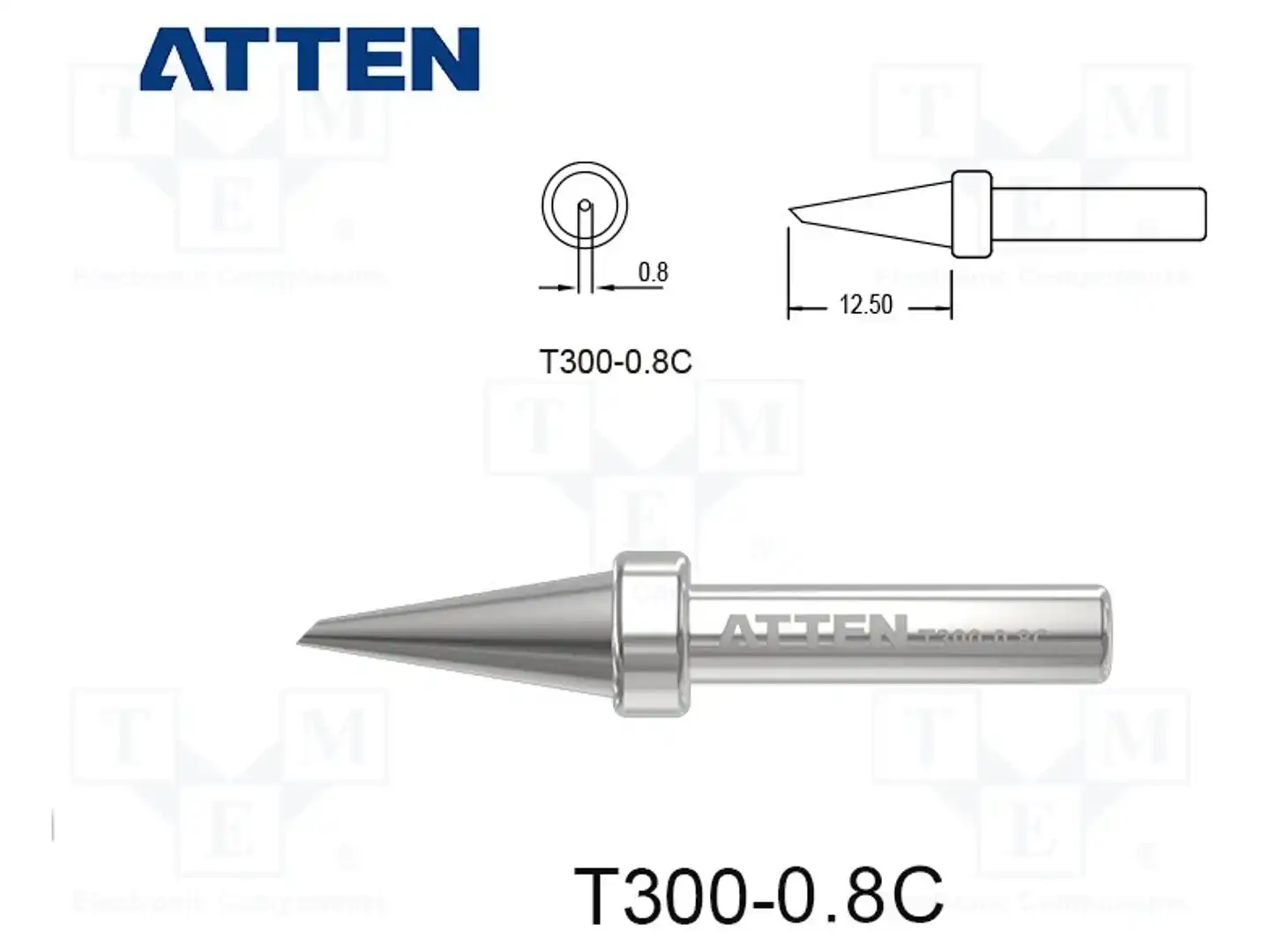 ATTEN T300-0.8C — Жала паяльников
