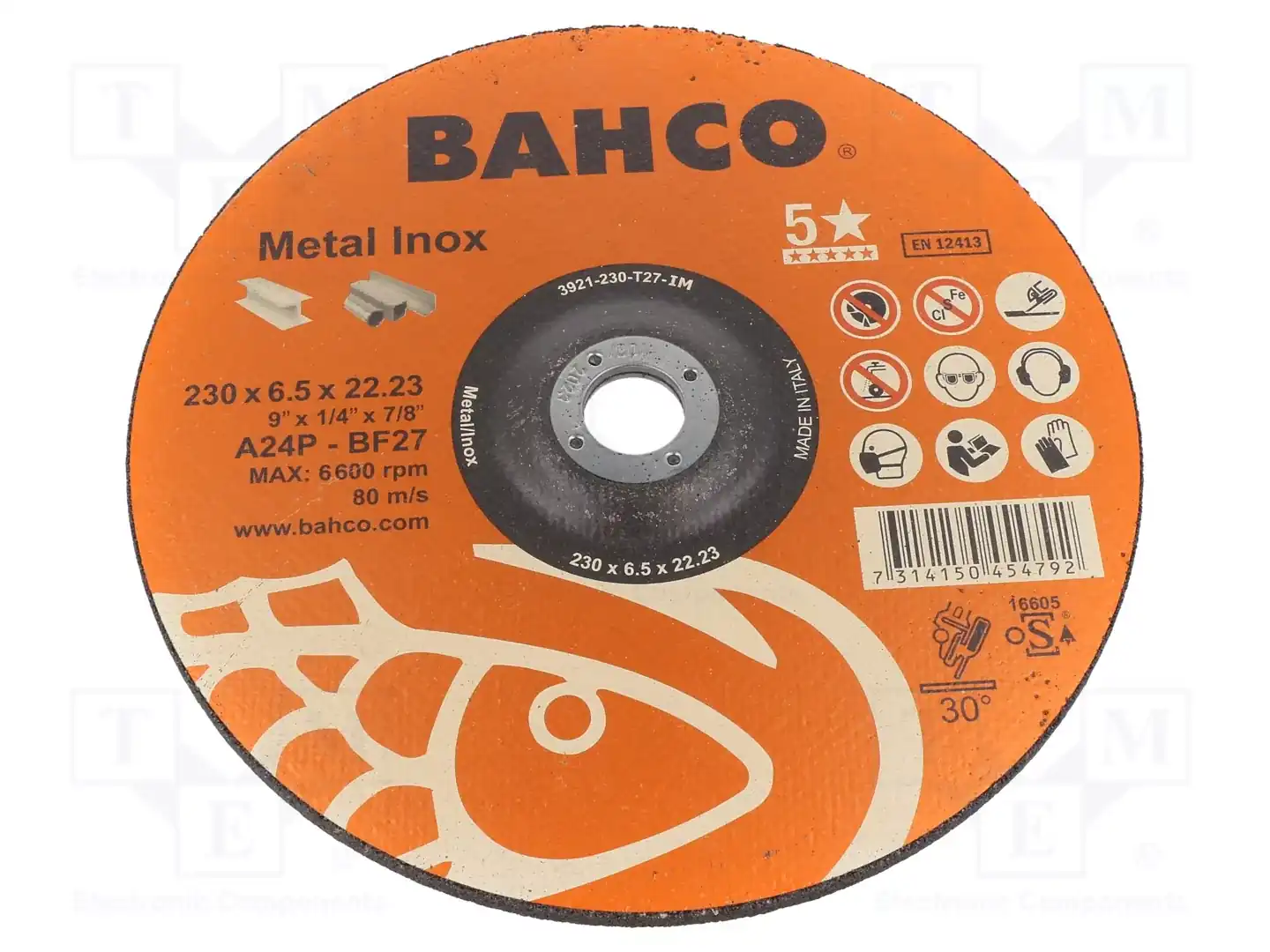 BAHCO 3921-230-T27-IM — Диски для резки и шлифовки