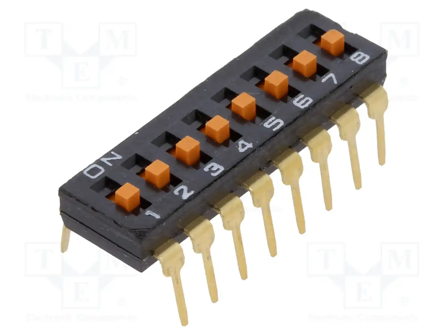 OMRON Electronic Components A6T-8104 — Переключатели типа Dip-Switch