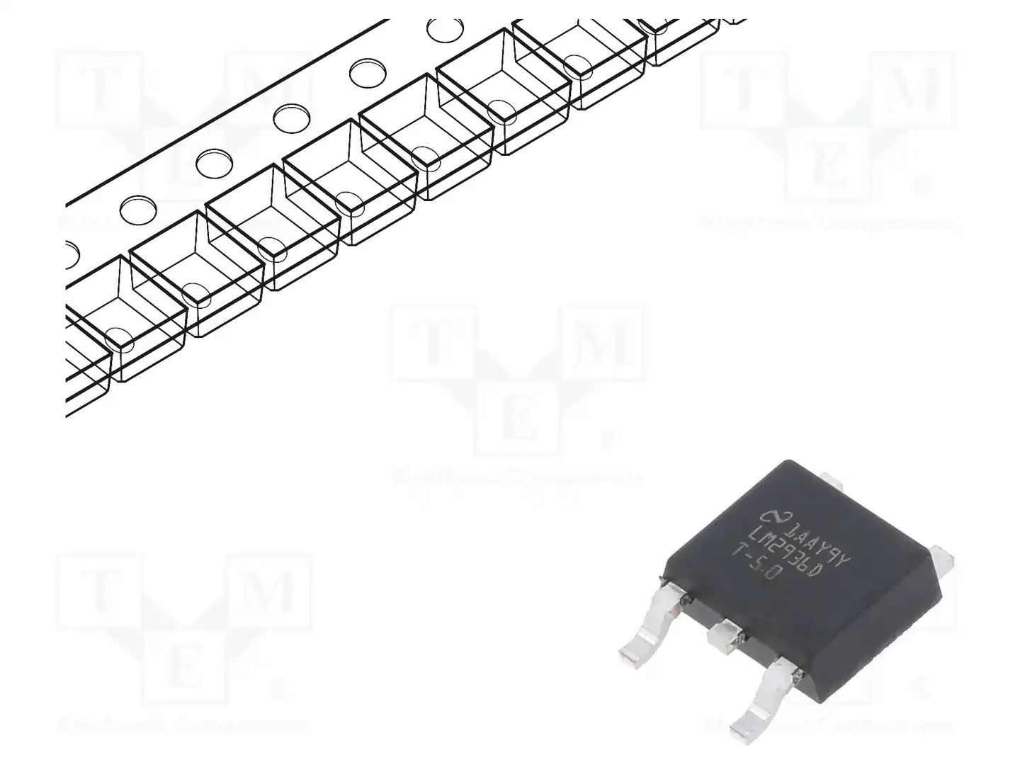 Texas Instruments LM2936DTX-5.0/NOPB — Стабилизаторы напряжения нерегулир. LDO