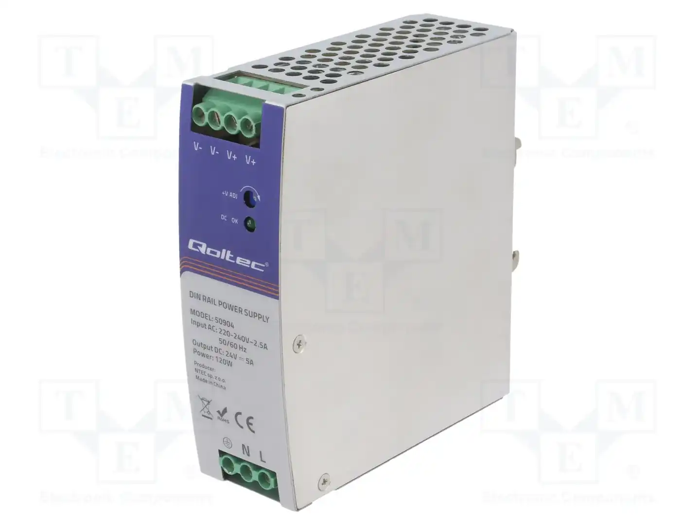 QOLTEC 50904 — Блоки питания на DIN-рейку