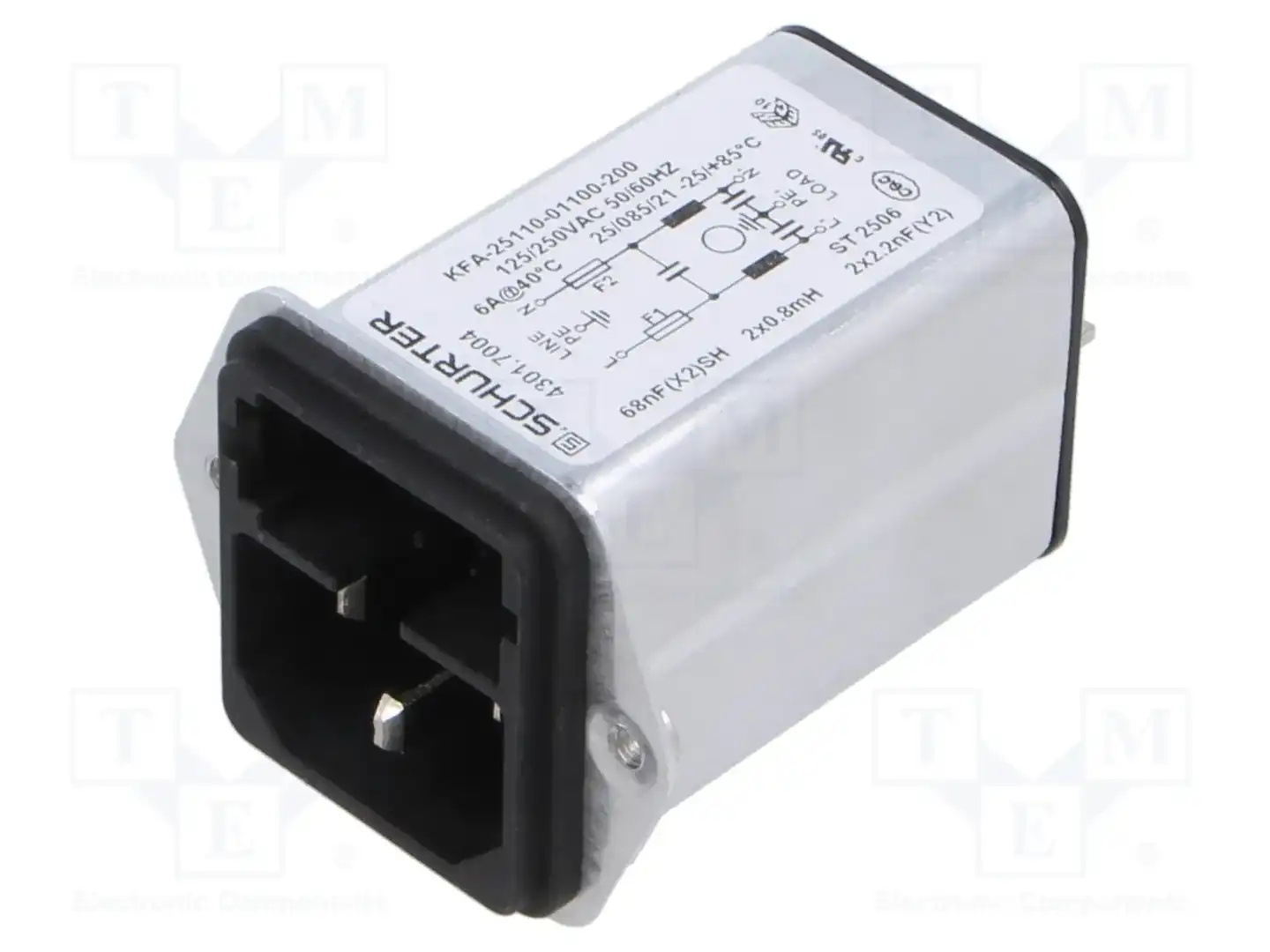 SCHURTER 4301.7004 — Разъемы IEC 60320