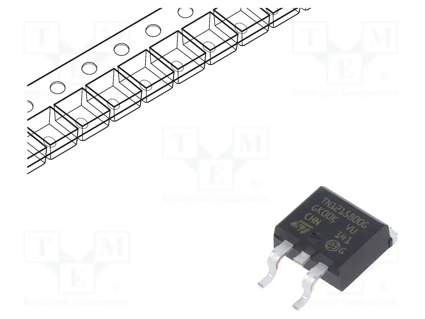 STMicroelectronics TN1215-800G-TR — Тиристоры SMD/THT