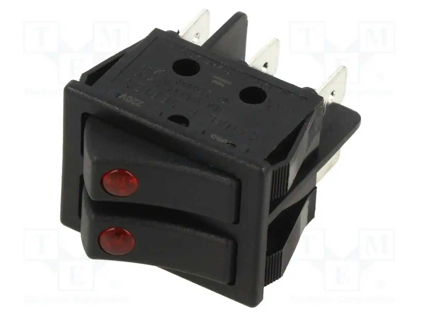 CANAL ELECTRONIC R-210T2N-DBBA-1RBNC — Переключатели типа Rocker