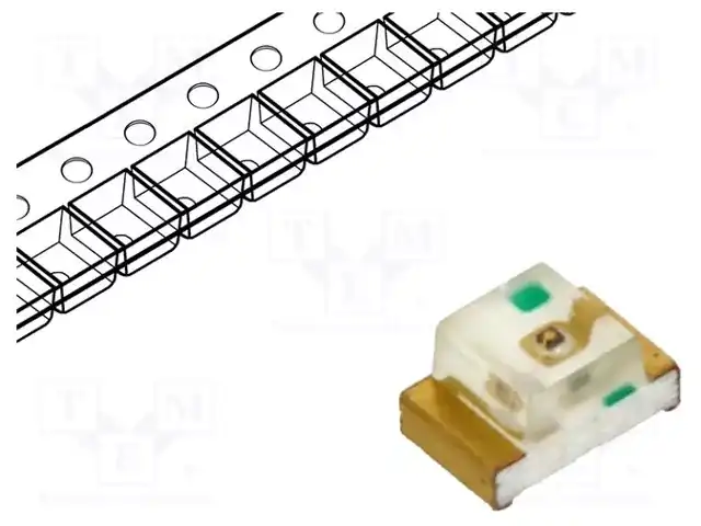 KINGBRIGHT ELECTRONIC KP-3216CGCK — Светодиоды SMD цветные