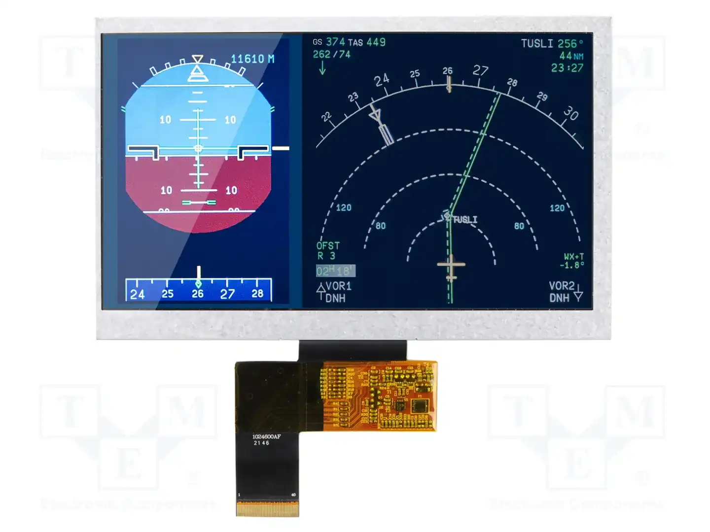 NEWHAVEN DISPLAY INTERNATIONAL NHD-7.0-1024600AF-LSXP — Дисплеи TFT