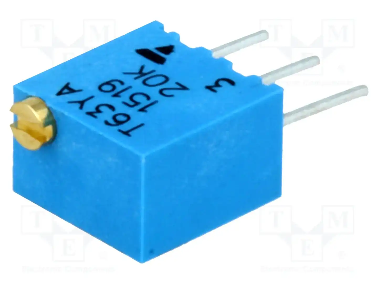 VISHAY T63YA203KT20 — Потенциометры THT многооборотные 1/4 дм