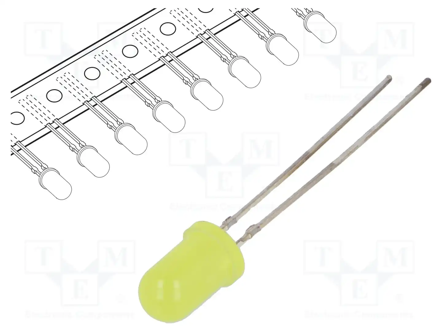 OPTOSUPPLY OSNY5134A-T — Круглые светодиоды THT
