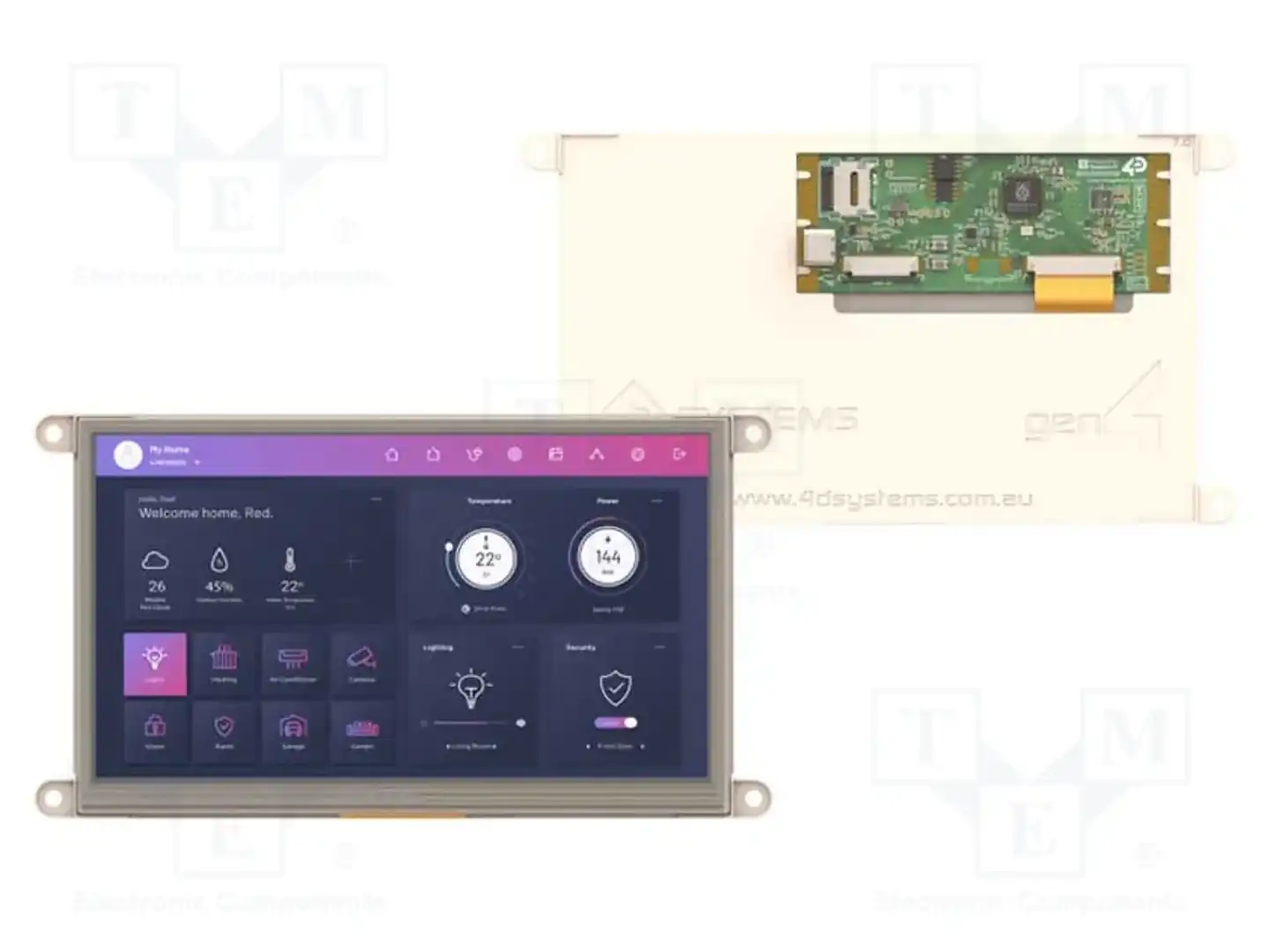 4D Systems GEN4-RP2350-70T — Интеллигентные дисплеи