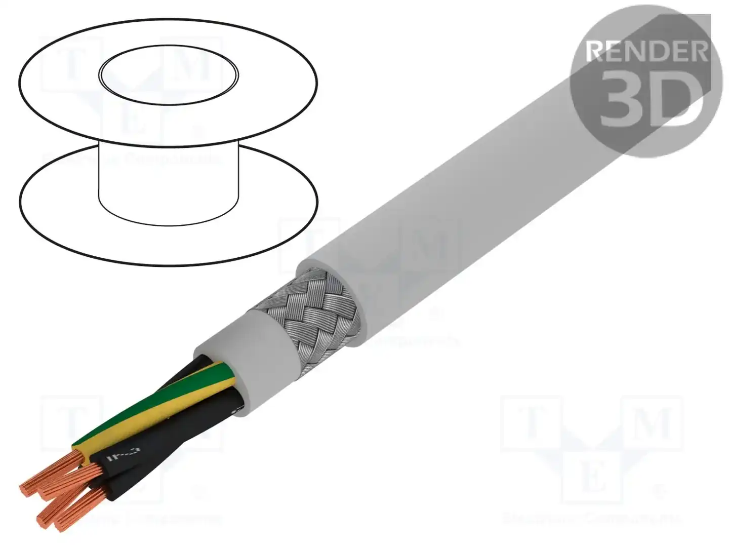 ALPHA WIRE 470041CY GE033 — Провода многожильные экранированные