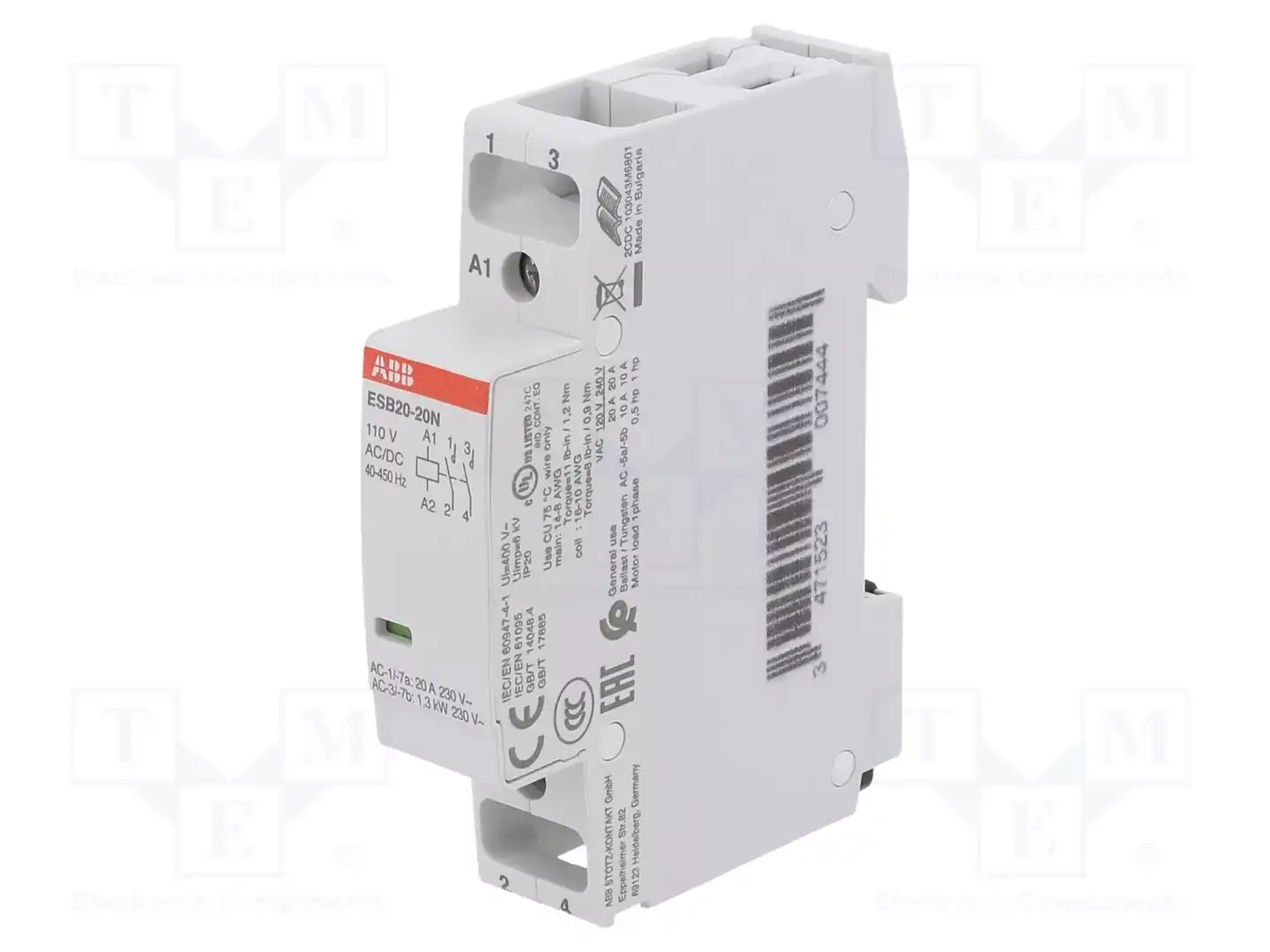 ABB 1SBE121111R0420 — Контакторы - установочные модульные
