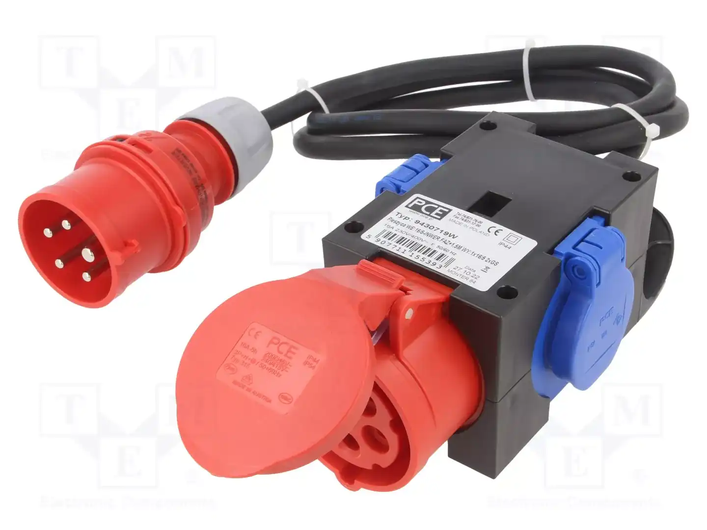 PCE 9430719W — Многофазные разъемы IEC 60309