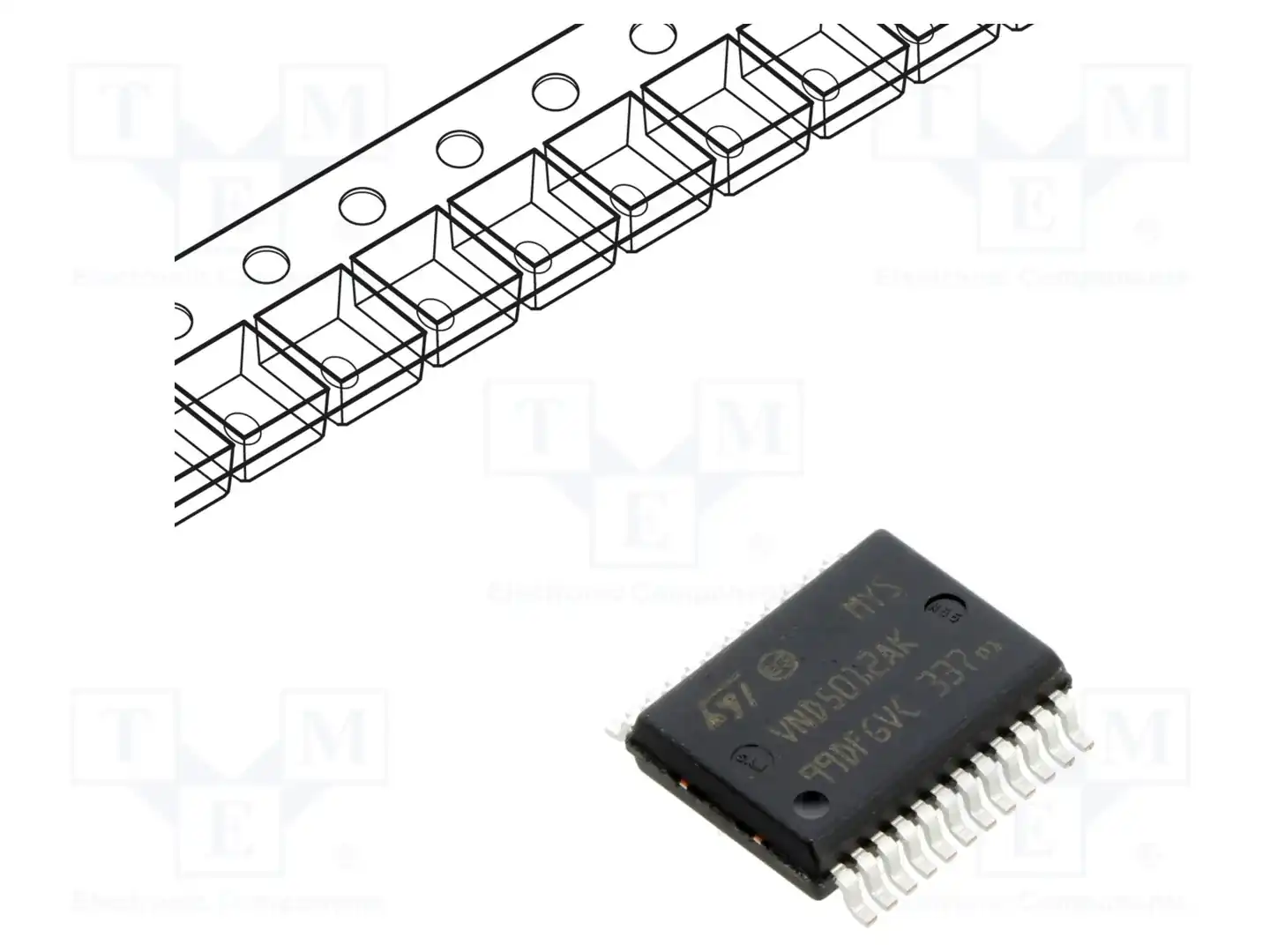 STMicroelectronics VND5012AKTR-E — Выключатели - микросхемы
