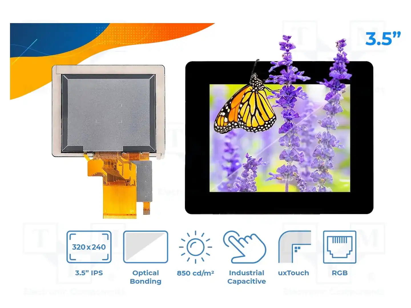 Riverdi SM-RVT35HHTNWC00-B — Дисплеи TFT