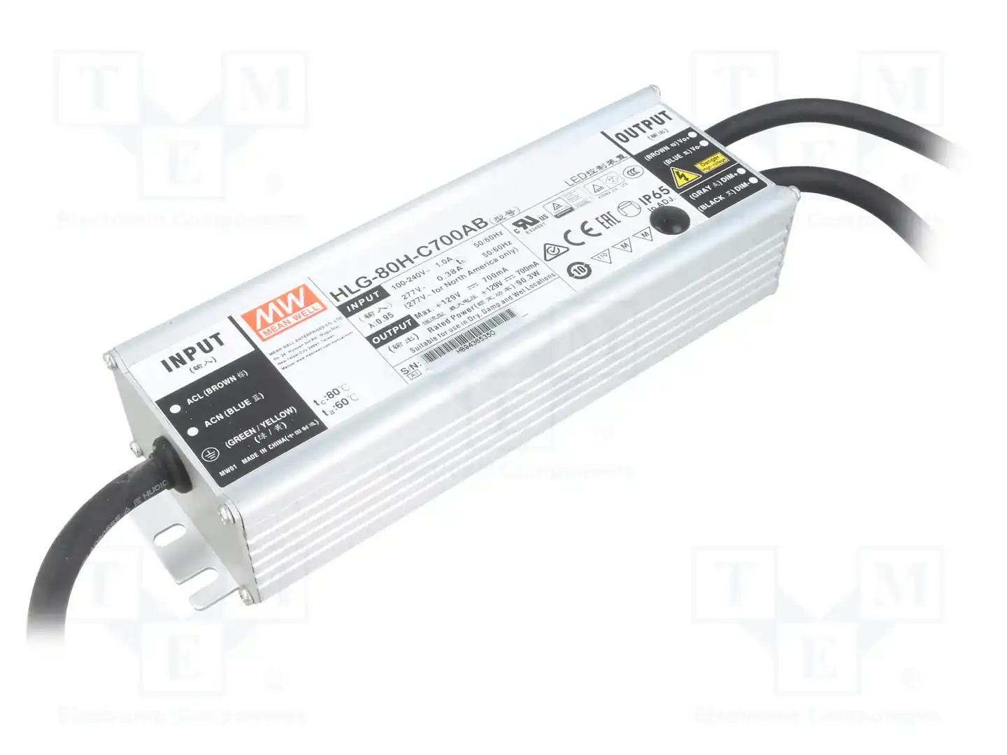 MEAN WELL HLG-80H-C700AB — Блоки питания для LED