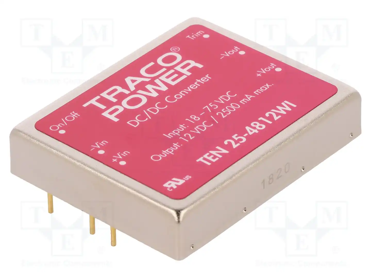 TRACO POWER TEN 25-4812WI — Преобразователи DC/DC