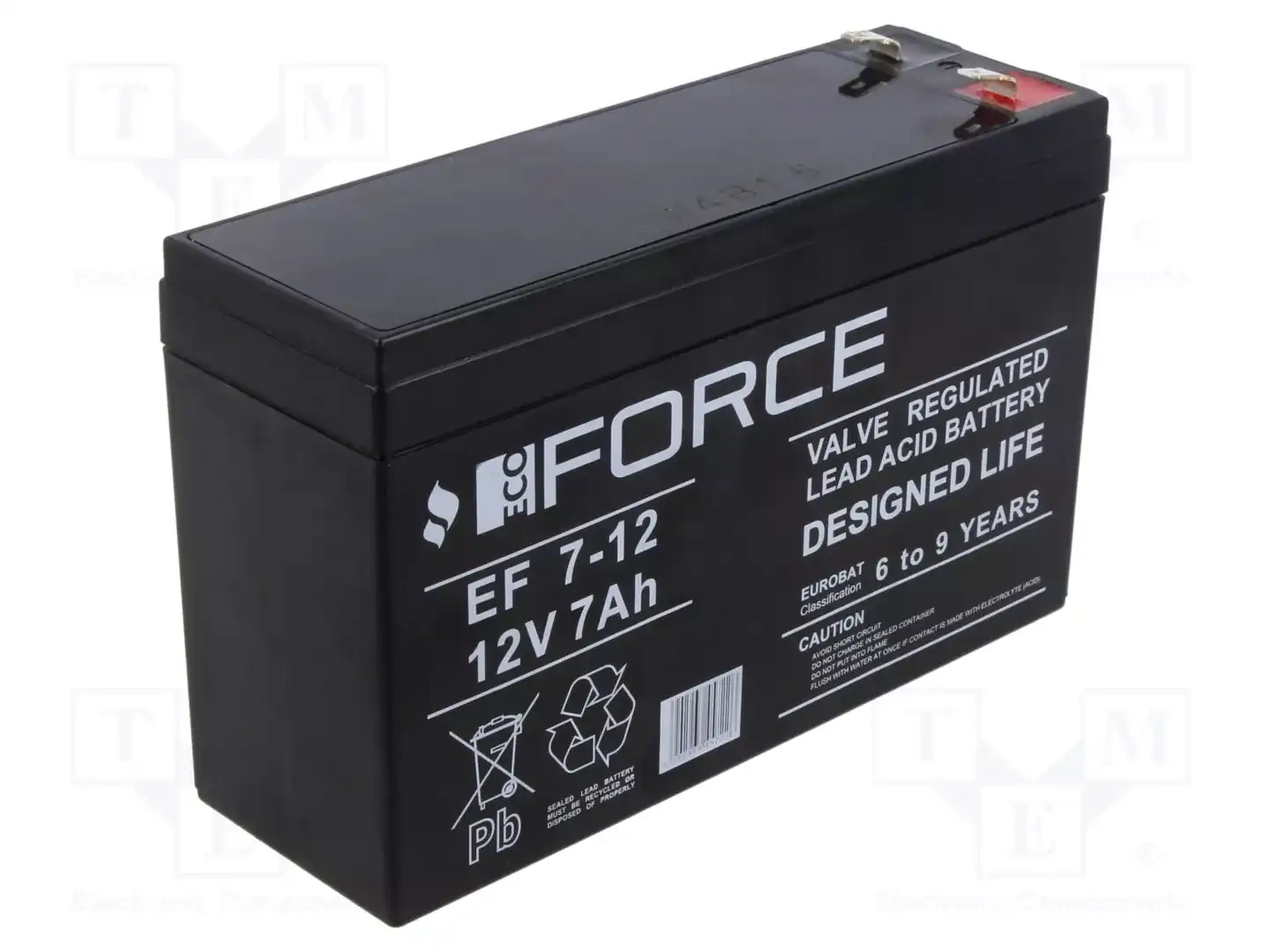 ECO FORCE EF7-12 — Аккумуляторы кислотные