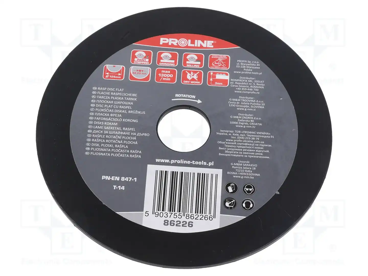 PROLINE 86226 — Диски для резки и шлифовки