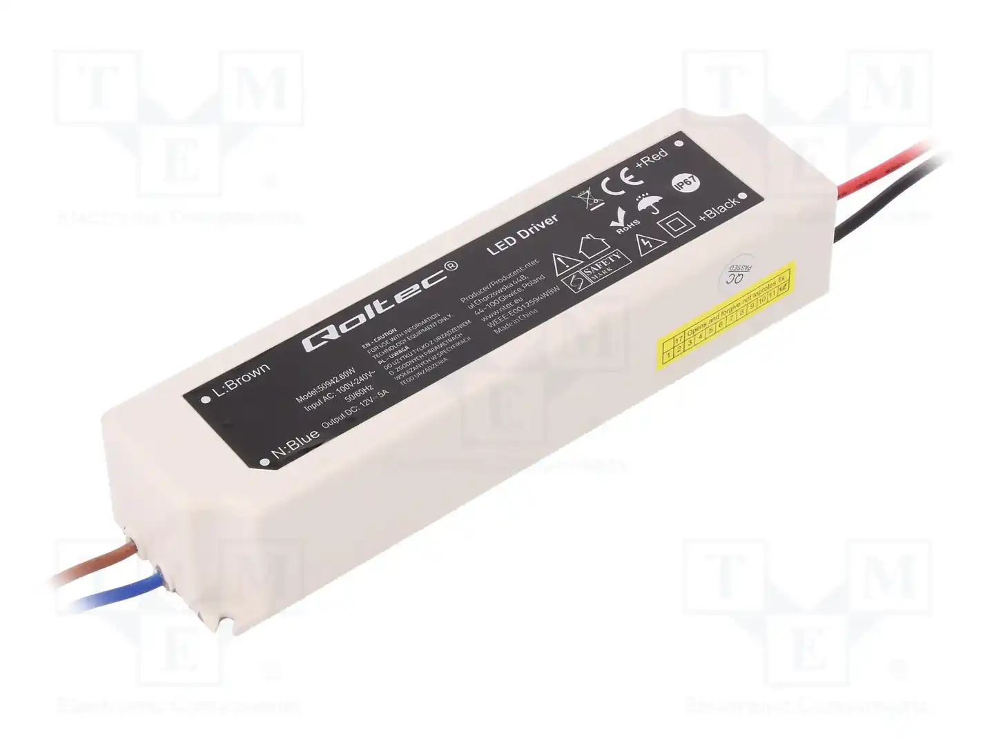 QOLTEC 50942 — Блоки питания для LED