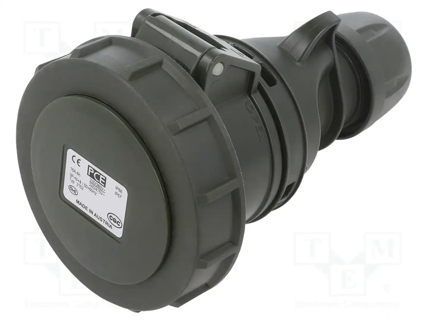 PCE 2152-6.U — Многофазные разъемы IEC 60309