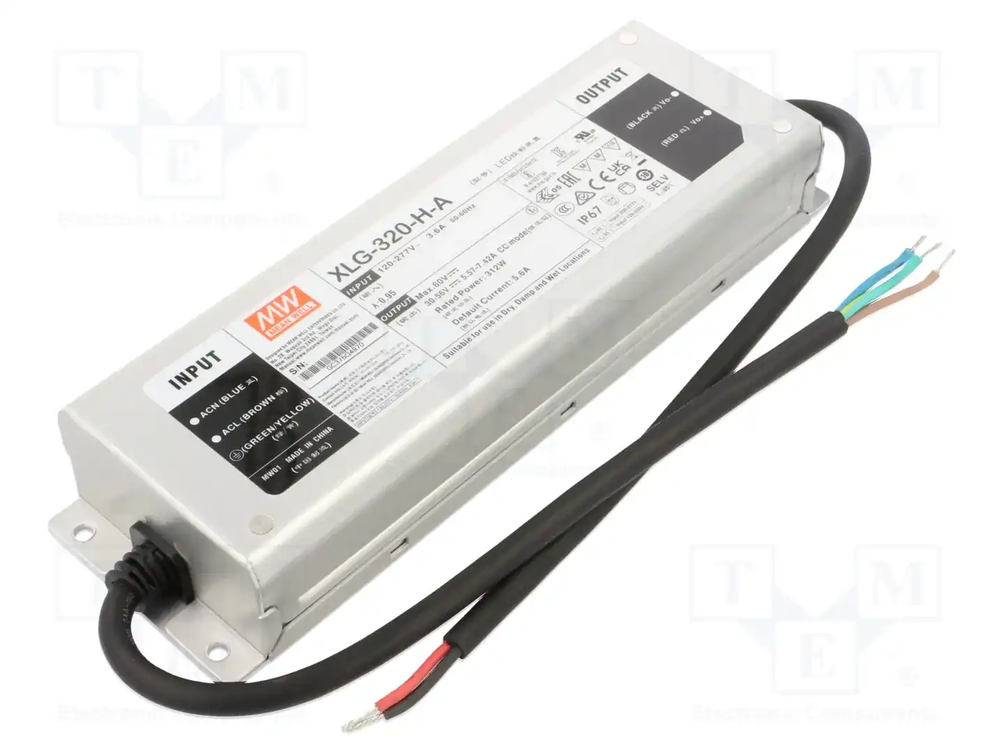 MEAN WELL XLG-320-H-A — Блоки питания для LED