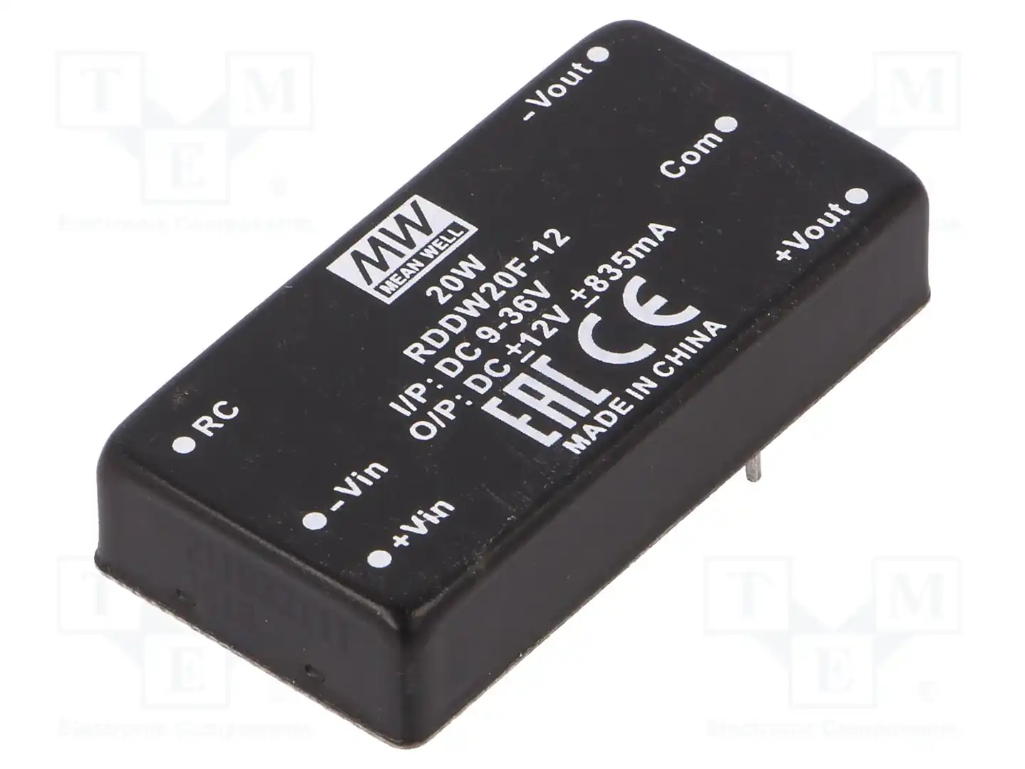 MEAN WELL RDDW20F-12 — Преобразователи DC/DC