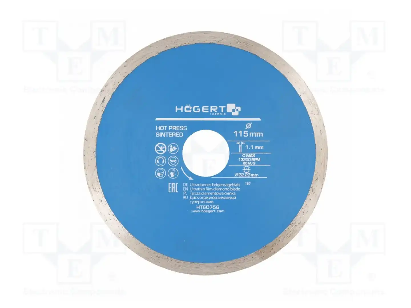 HÖGERT TECHNIK HT6D756 — Диски для резки и шлифовки