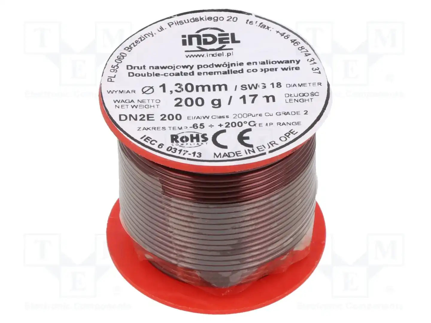 INDEL DN2E1,30-200G — Проволока обмоточная