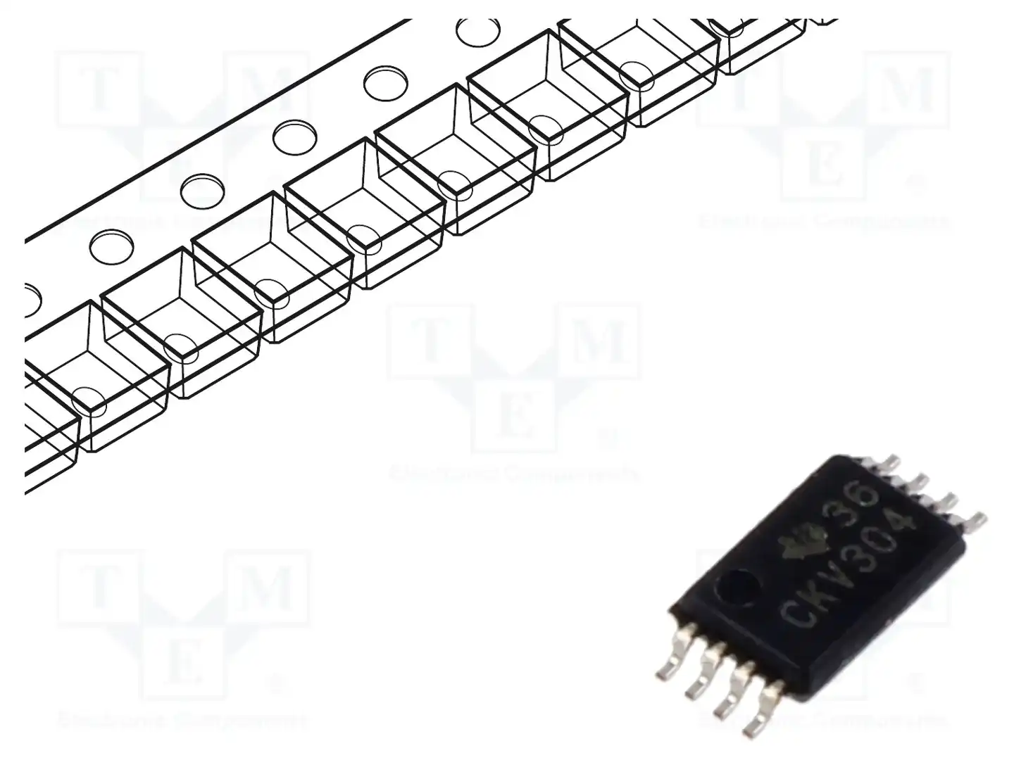 Texas Instruments CDCV304PWR — Микросхемы контрольные