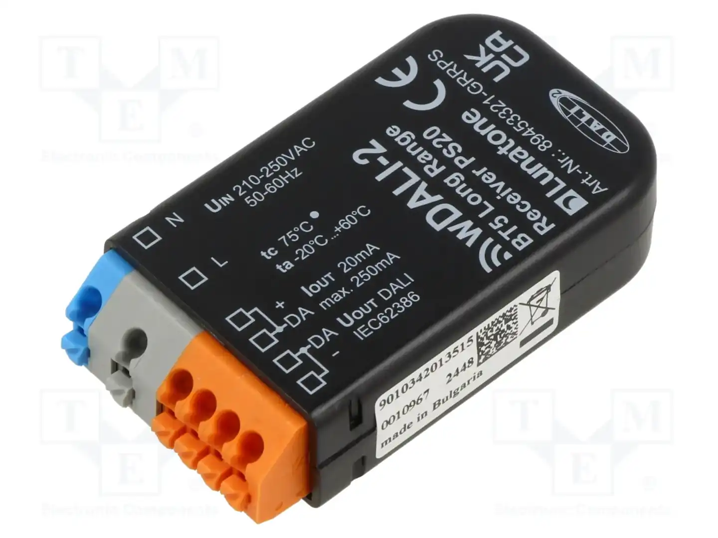 Lunatone WDALI-2 BT5 LONG RANGE RECEIVER MIT PS20 — Блоки питания для LED