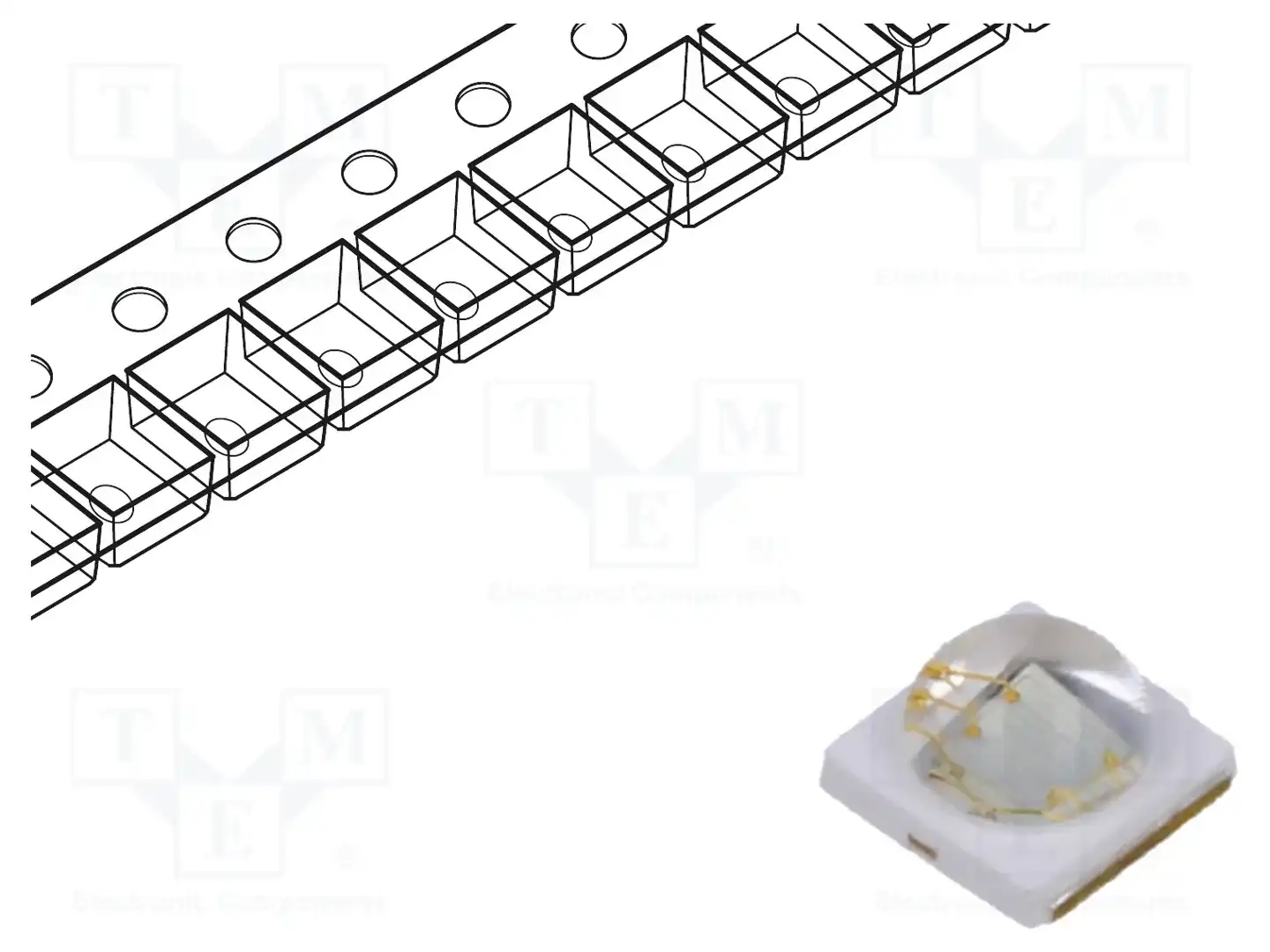 ProLight Opto PK2N-5LBE-MSD — Светодиоды мощности цветные - Emitter