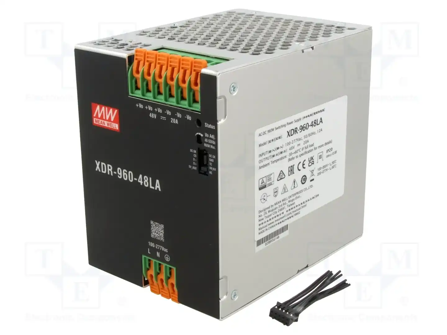 MEAN WELL XDR-960-48LA — Блоки питания на DIN-рейку