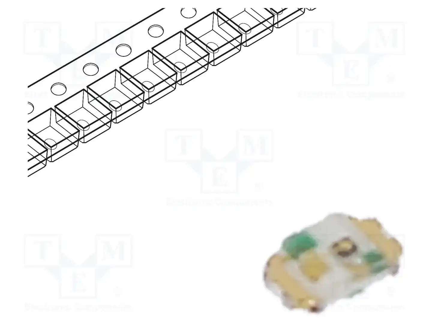 ROHM SEMICONDUCTOR SML-P11DTT86R — Светодиоды SMD цветные