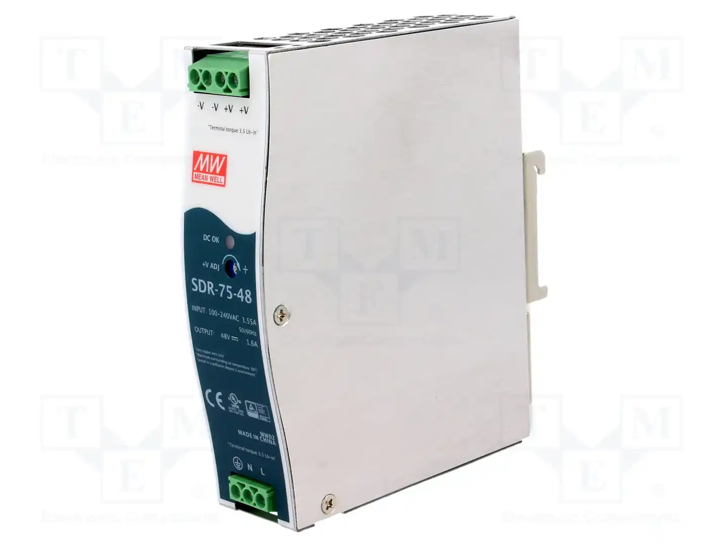 MEAN WELL SDR-75-48 — Блоки питания на DIN-рейку