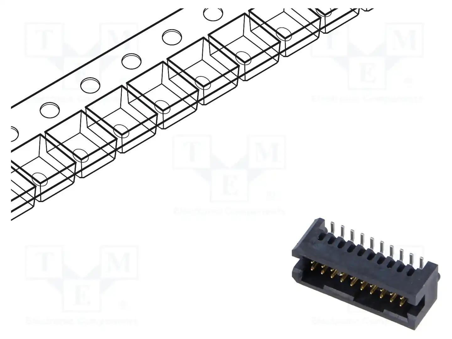 SAMTEC TFML-110-02-S-D-A-K-TR — Разъeмы пластина - пластина