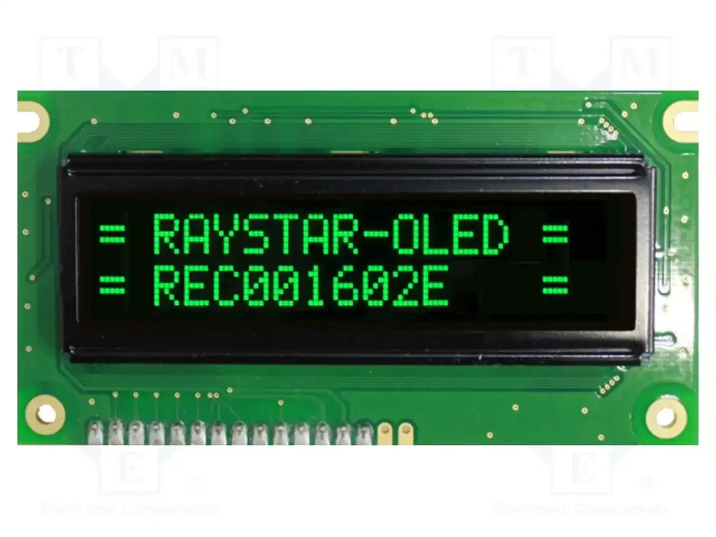 RAYSTAR OPTRONICS REC001602EGPP5N00100 — Дисплеи OLED буквенно-цифровые