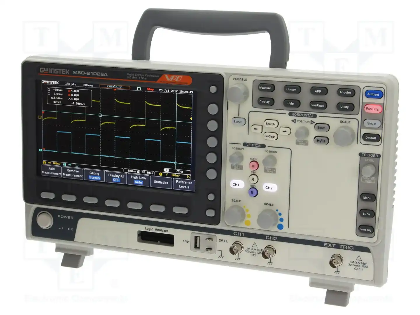 GW INSTEK MSO-2102EA — Осциллоскопы цифровые