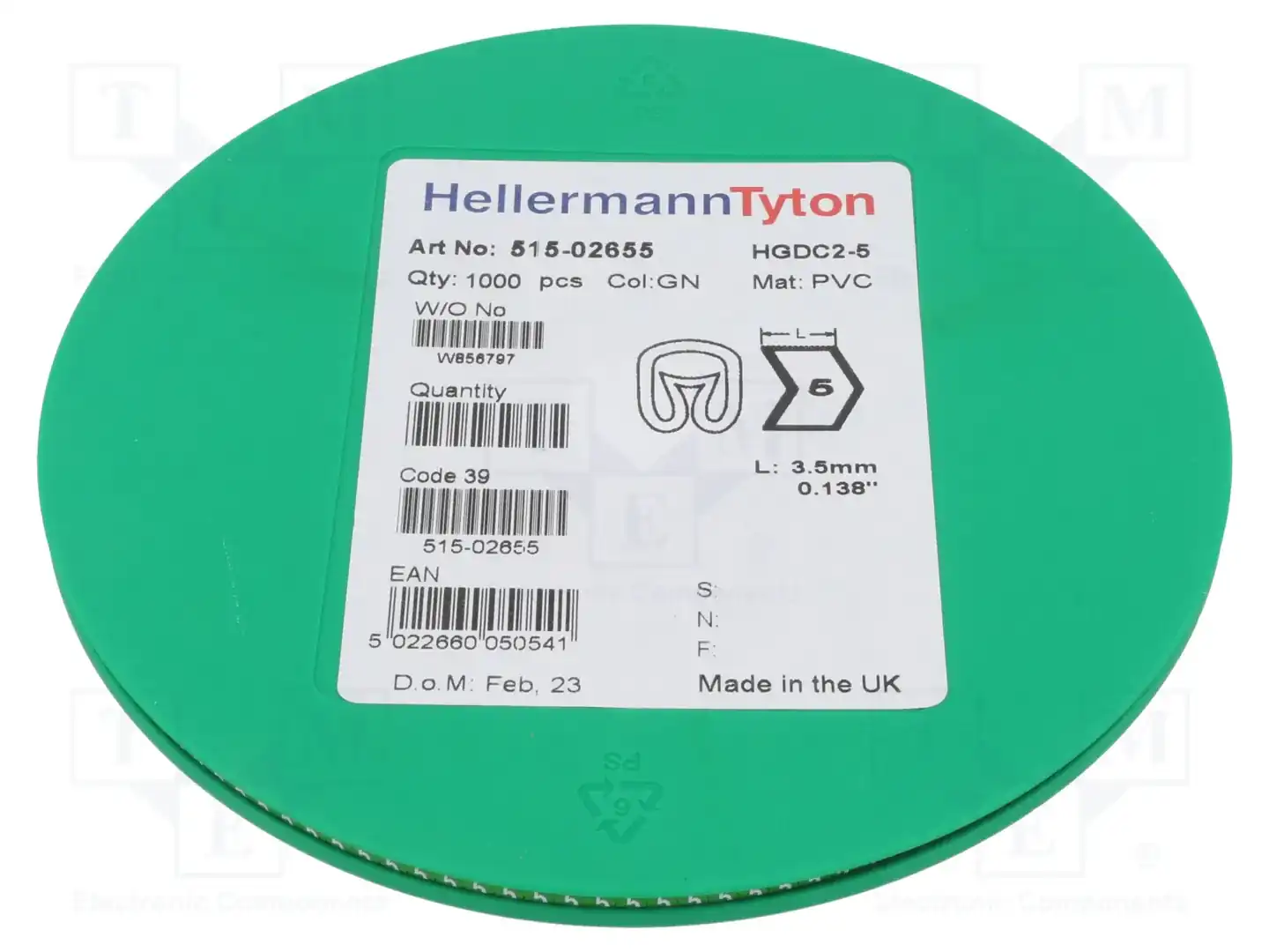 HELLERMANNTYTON 515-02655 — Маркеры проводов