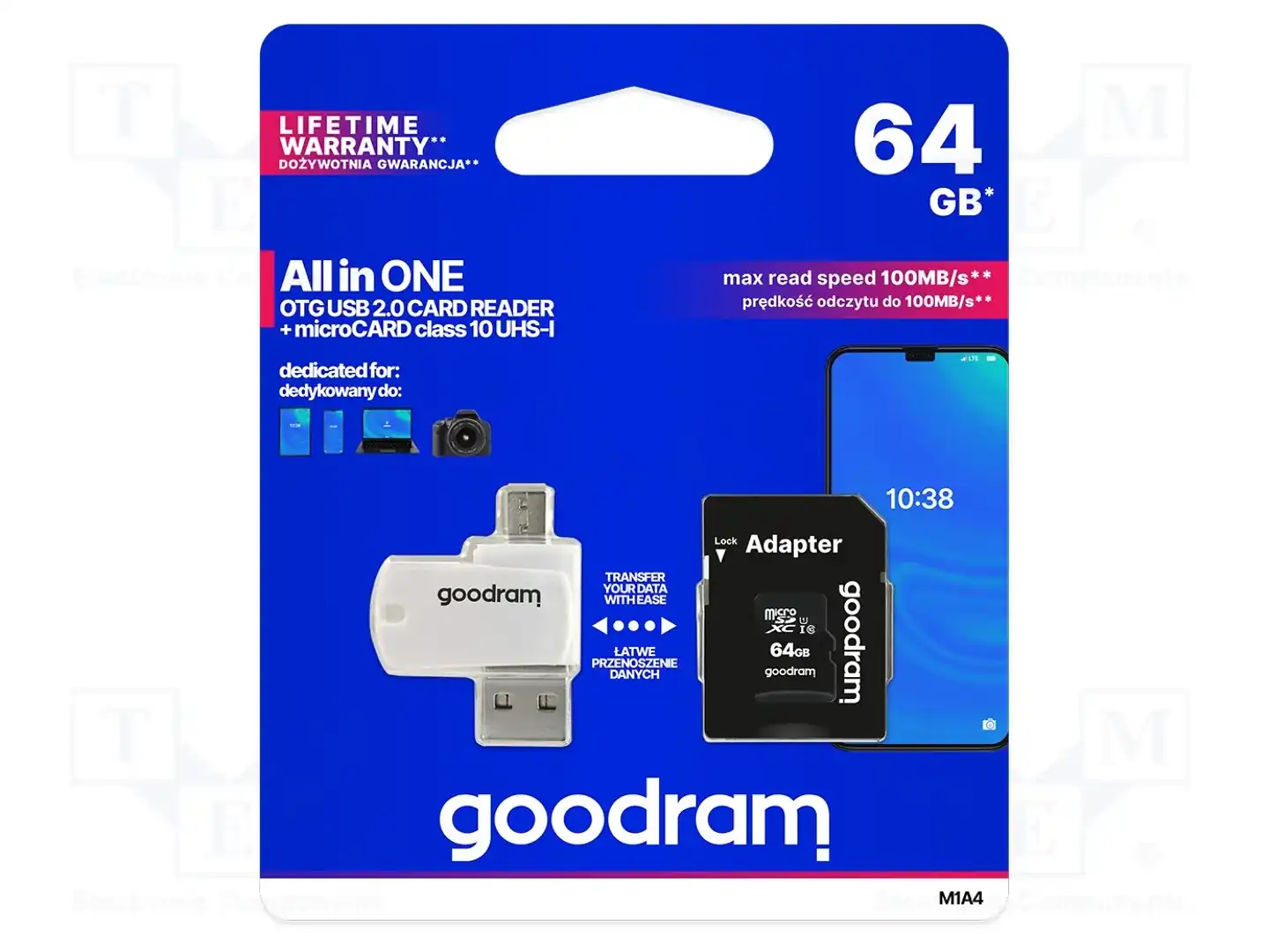 GOODRAM M1A4-0640R12 — Карты памяти
