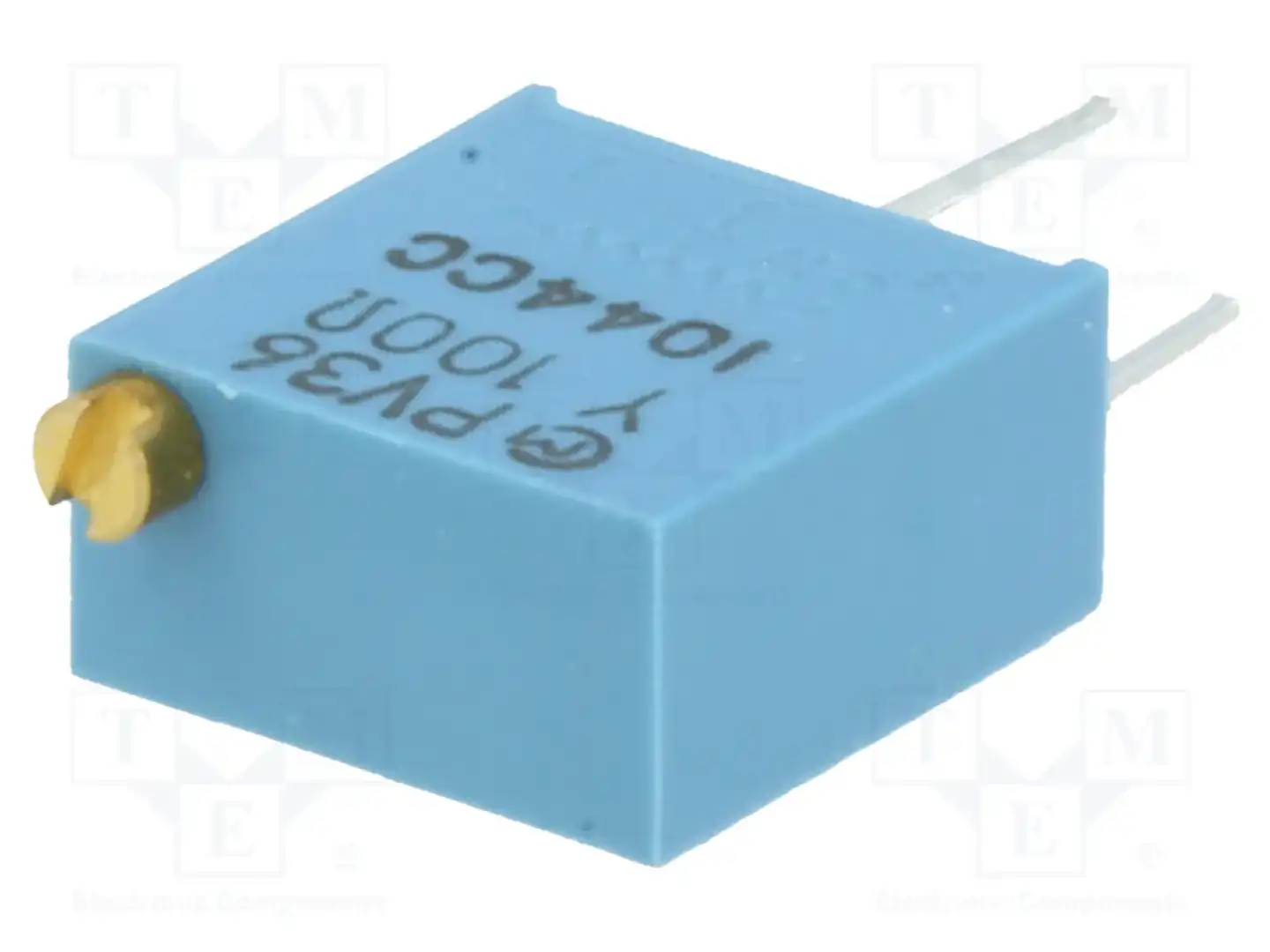 BOURNS PV36Y101C01B00 — Потенциометры THT многооборотные 3/8 дм