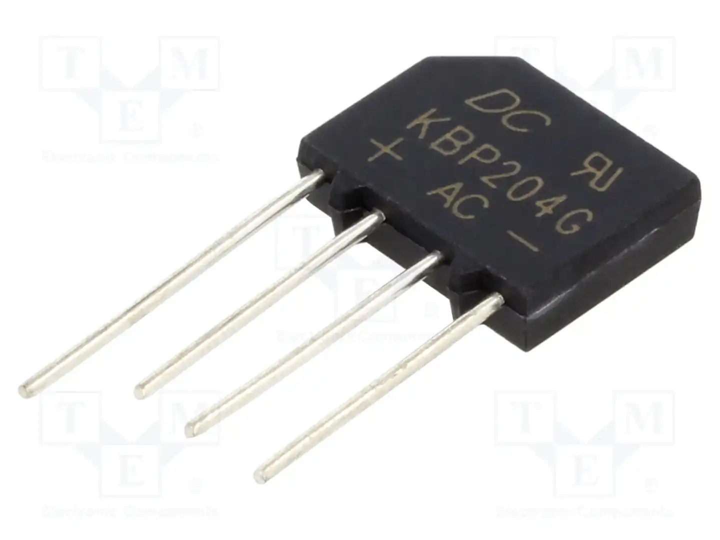DC COMPONENTS KBP204G — Однофазные мосты диодные плоские