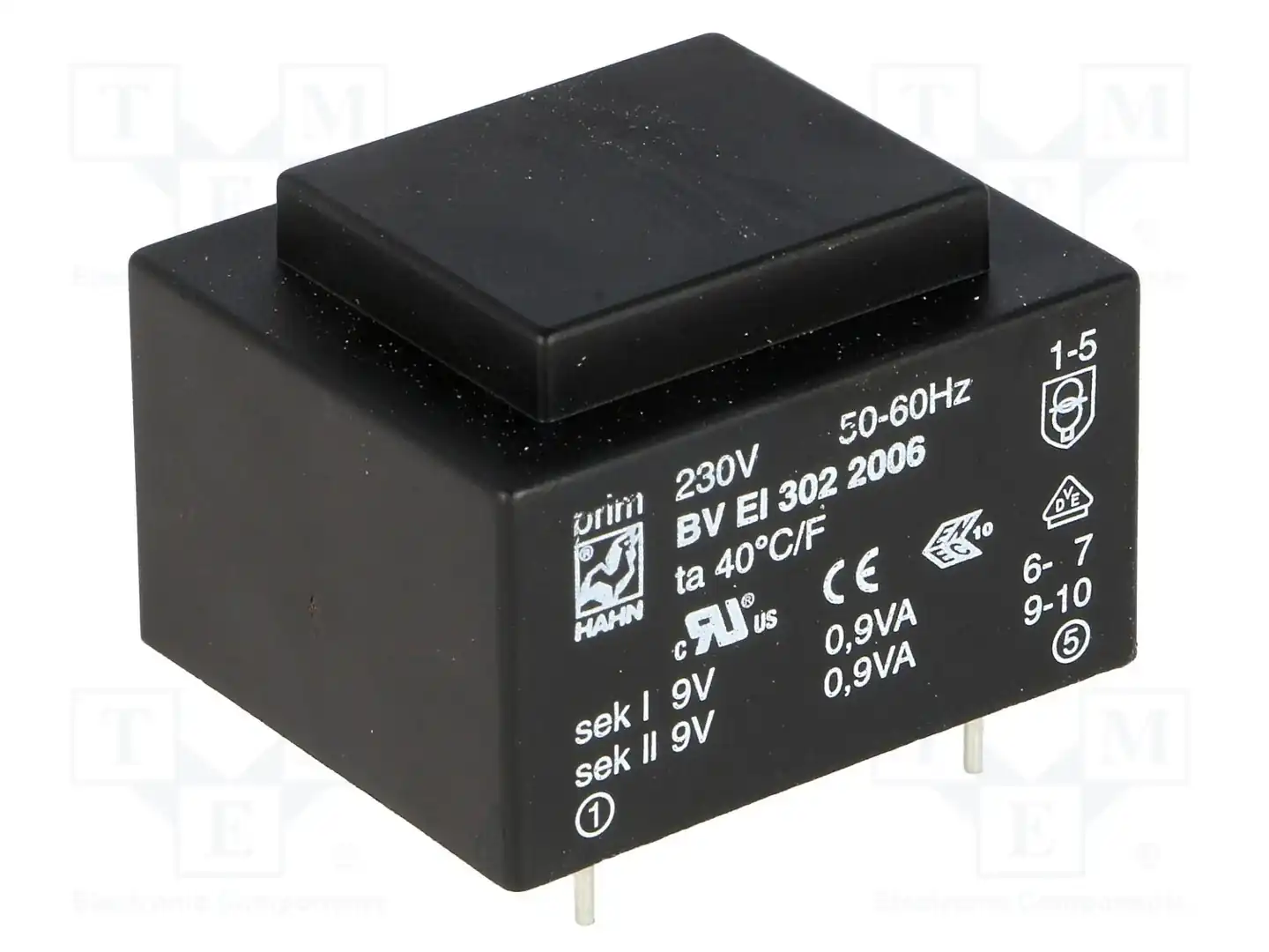 HAHN BV EI 302 2006 — Трансформаторы PCB